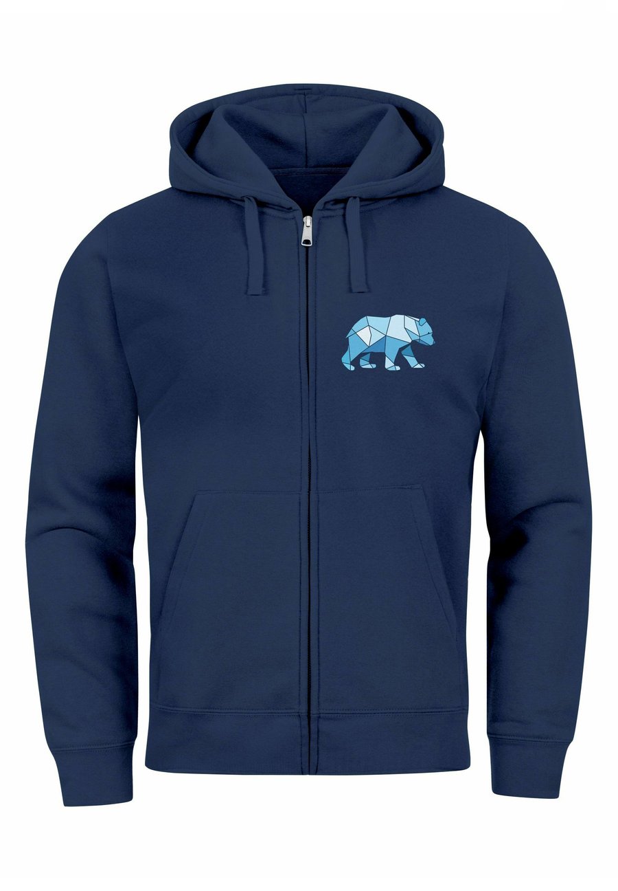 

Толстовка Neverless BÄR WALD POLYGON PRINT FASHION STREETSTYLE, Navy/Dark Blue