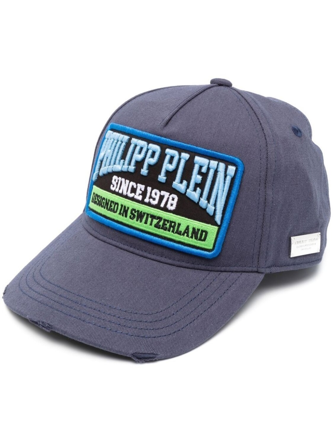 

Philipp Plein бейсболка с нашивкой-логотипом, синий