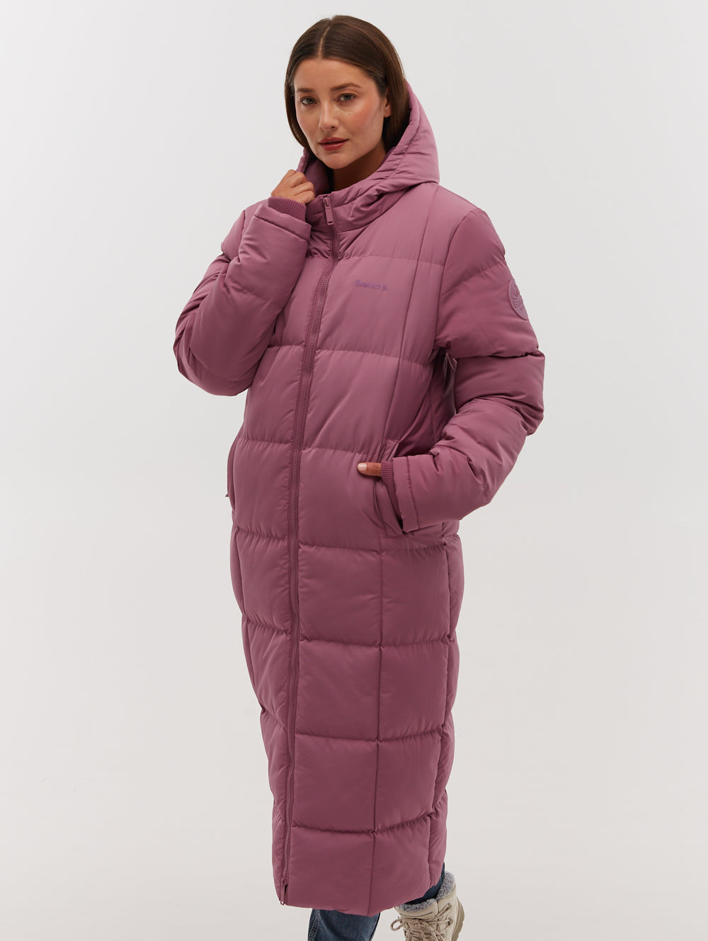 

Парка Polli Long Puffer Bench., цвет mulberry