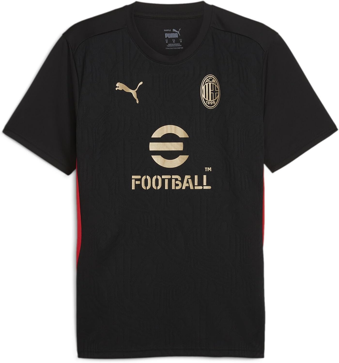 

Мужская спортивная тренировочная футболка Puma ACM SS 777496, черный/красный