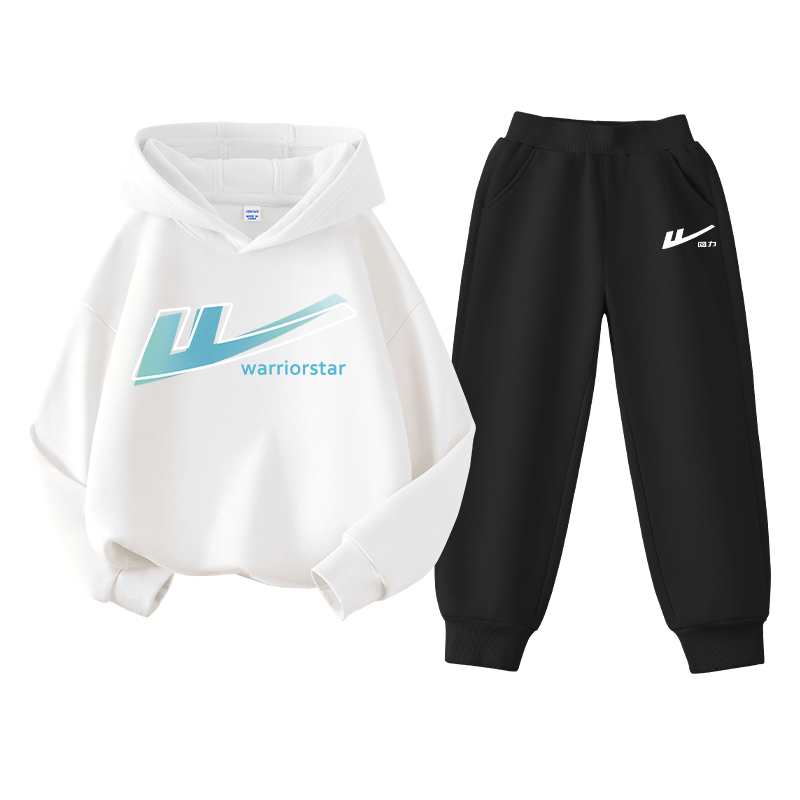 

Повседневная спортивная одежда для детей Warrior, Black/H Gradient Pattern-Black/H White Huili Small K