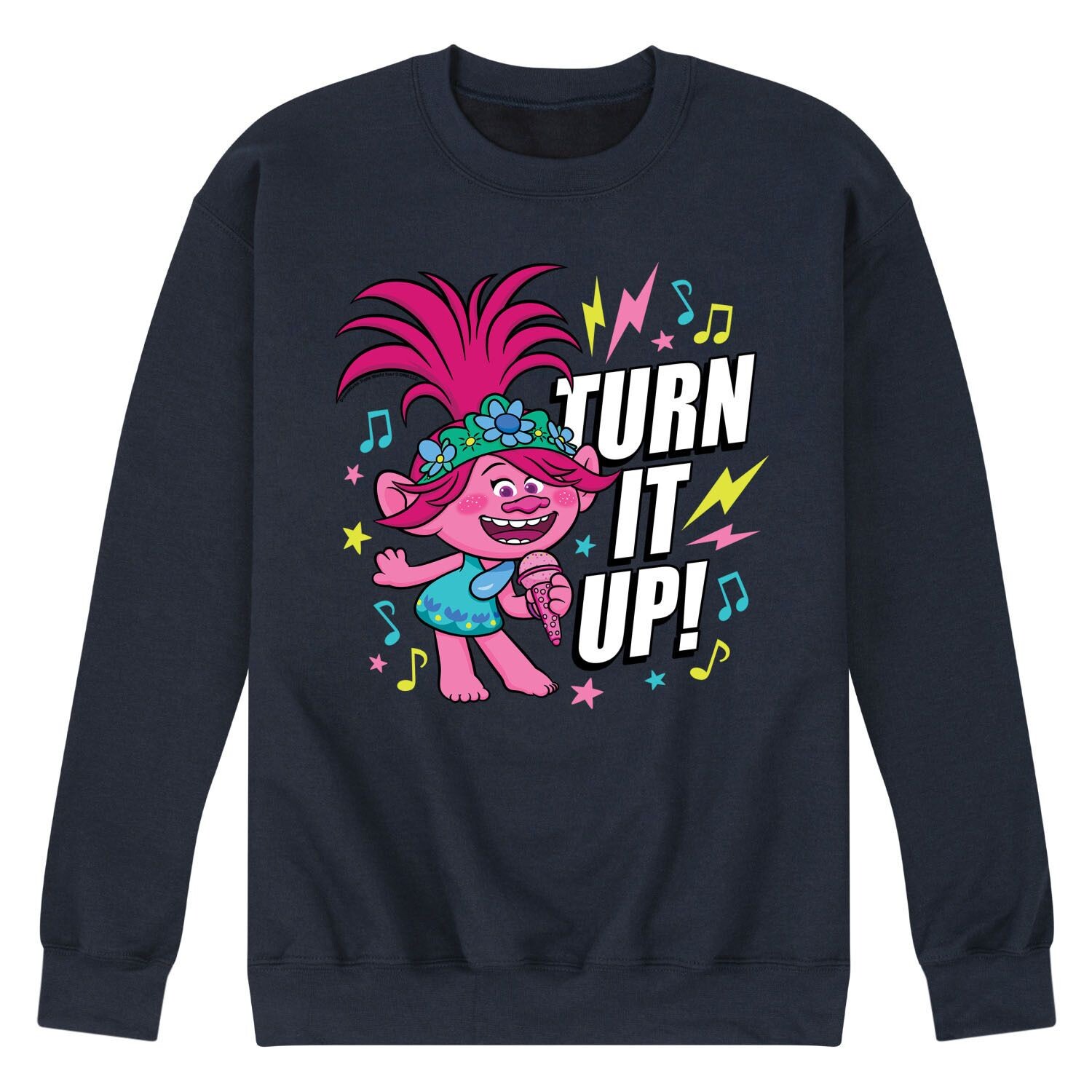 

Мужской свитшот Trolls Turn It Up Licensed Character