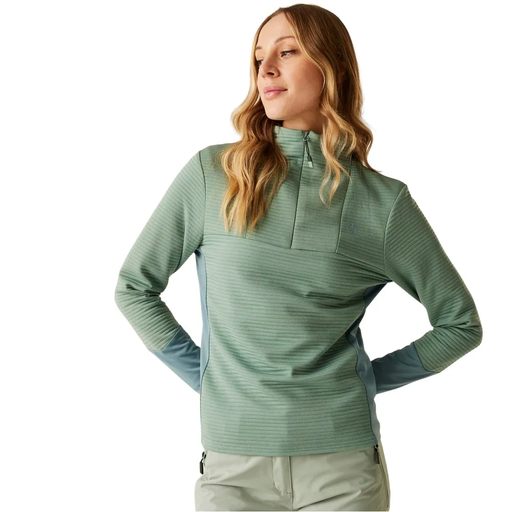 

Толстовка Dare2B Iced Core Stretch half zip, зеленый