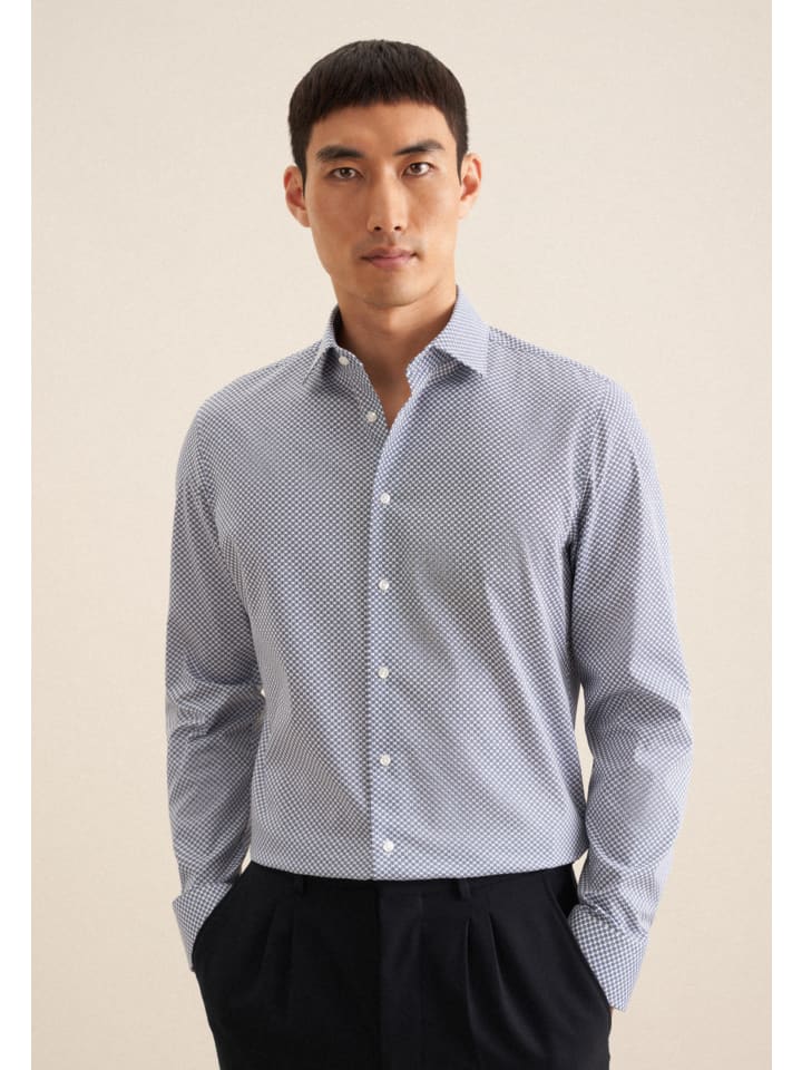 

Рубашка Seidensticker, светло-синий