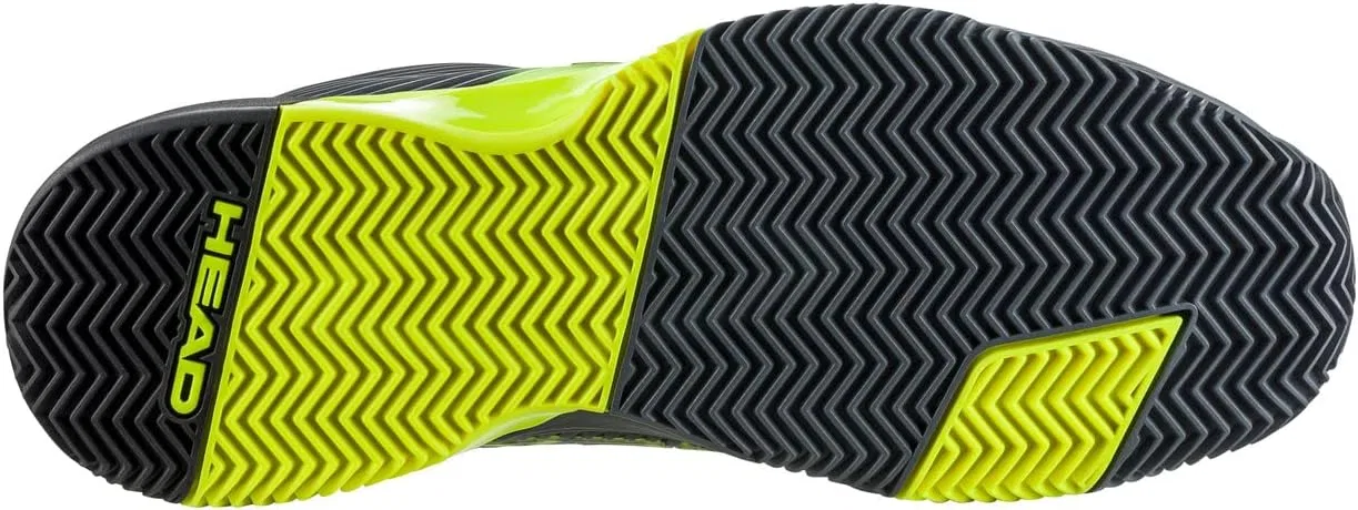 Мужские теннисные кроссовки HEAD Revolt Pro 4.0 Clay, Black Yellow — фото 2