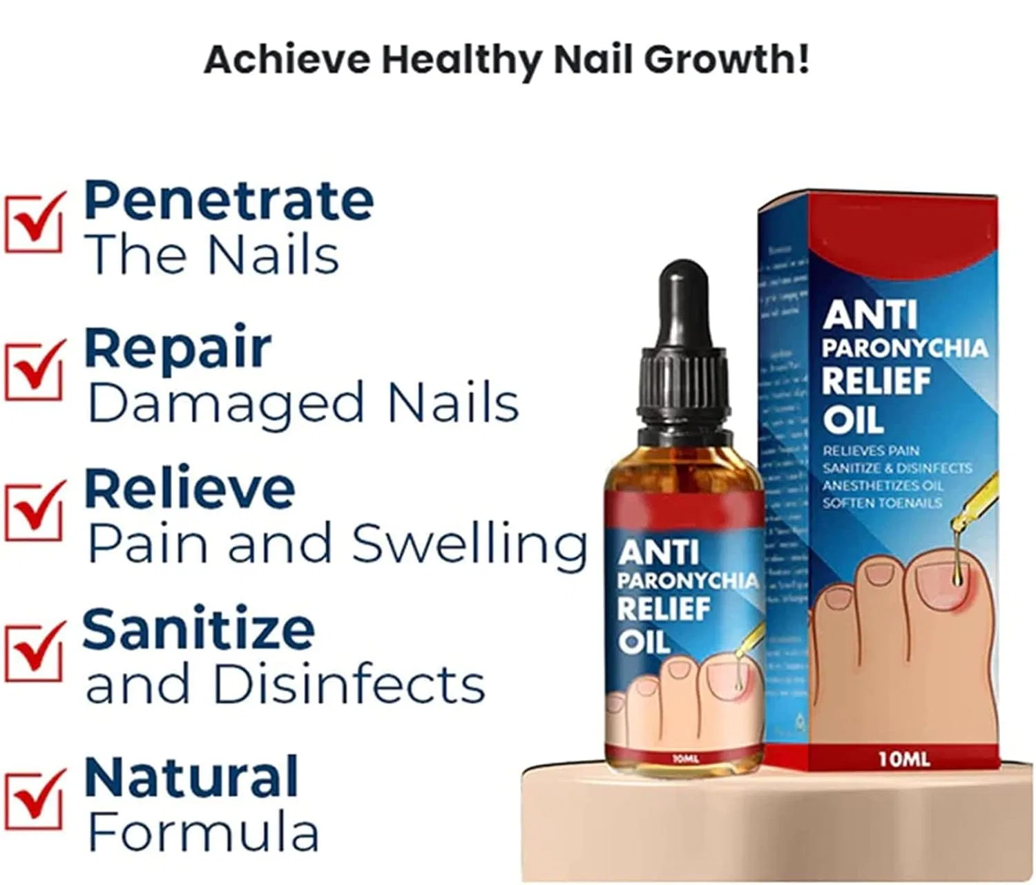 Масло от вросших ногтей German Toenail Plus Anti-Paronychia Oil, 3 шт. Hehimin — фото 4