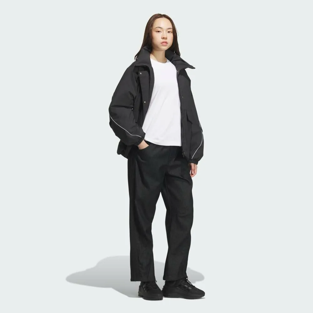 Утепленная куртка STADIUM CHROME Mid JK Adidas, black — фото 3