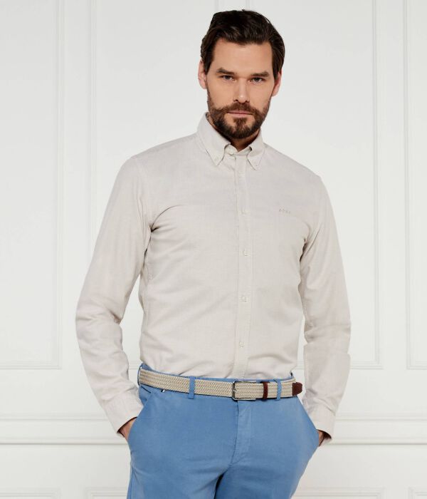 

Рубашка h-roan-bd-e-c1-243 Slim fit Boss, желтый