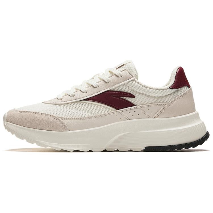 

Кроссовки ANTA Lifestyle Shoes Women's Low-top Ivory White/marl Ash/crimson, слоновая кость, Бежевый, Кроссовки ANTA Lifestyle Shoes Women's Low-top Ivory White/marl Ash/crimson, слоновая кость