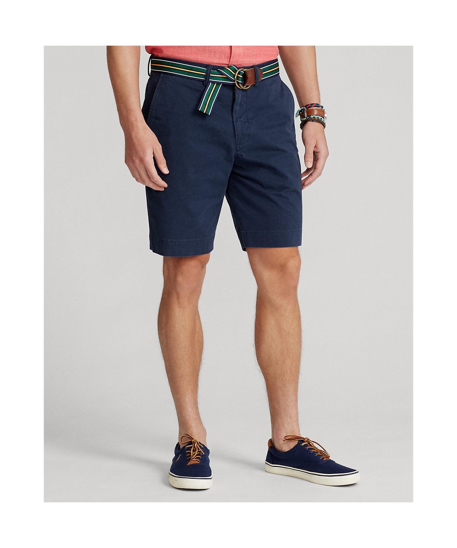 Эластичные шорты классического кроя Polo Ralph Lauren, 410 Navy — фото 3