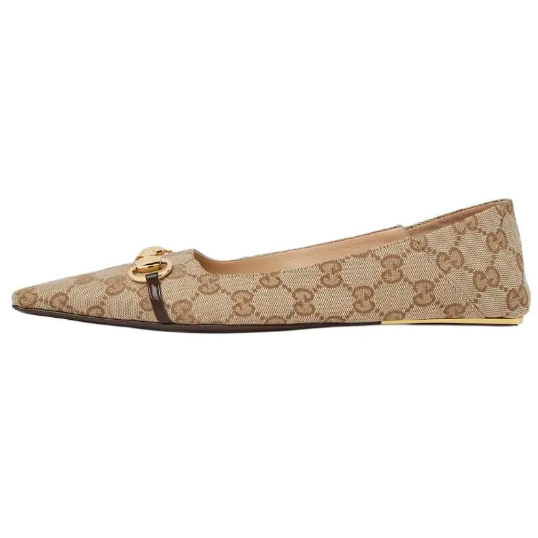 GUCCI La Famiglia Vittoria повседневные туфли женские brown