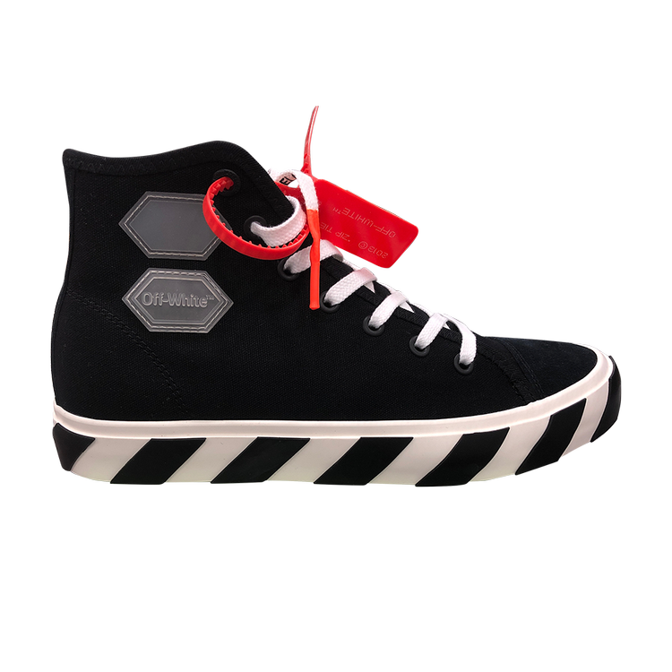 

Кроссовки Off-White Vulc Hi Top 'Black', черный