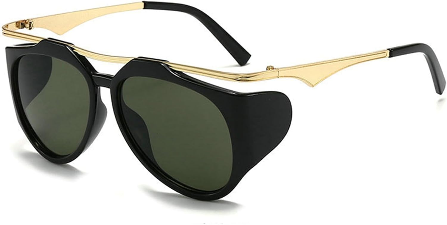 

Willochra — большие солнцезащитные очки в стиле панк Y2K, круглые, женские, 2025 год, роскошные винтажные овальные солнцезащитные очки, женские очки-щитки, защита от ультрафиолета UV400, C6