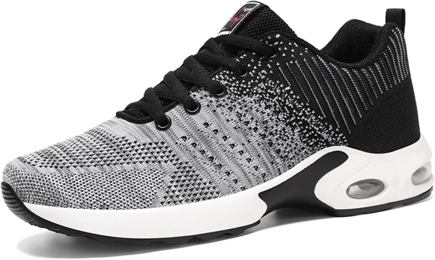 

Мужские дышащие кроссовки с противоскользящей подошвой, удобные спортивные кроссовки из вязаного материала для бега, занятий в тренажерном зале и на открытом воздухе Huayorong, серый