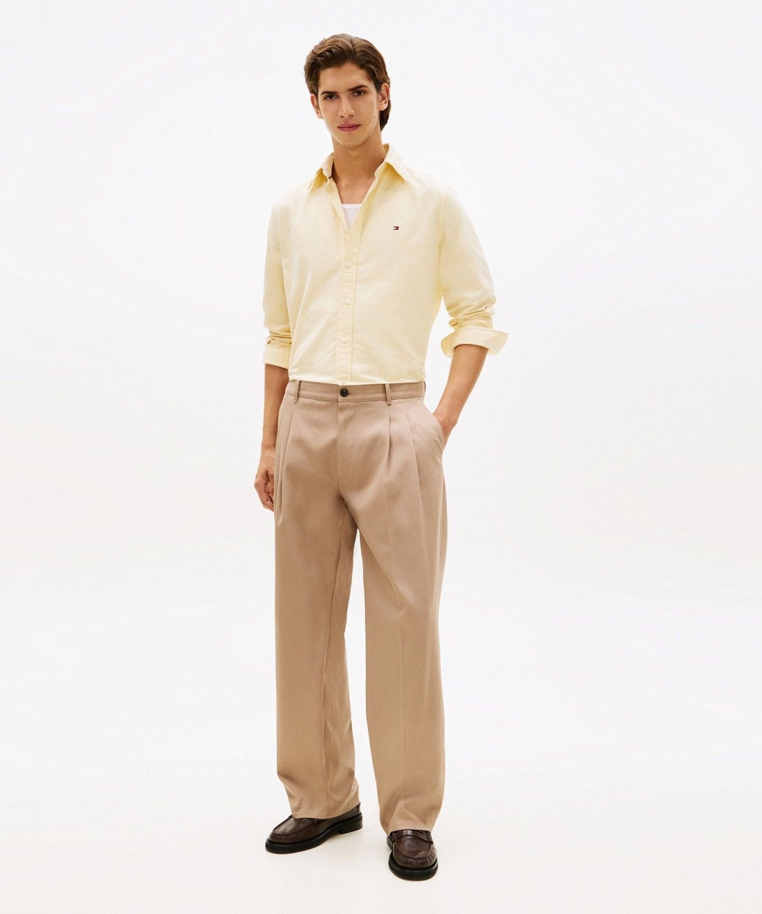 Рубашка Heritage Oxford Solid TOMMY HILFIGER, Pink TOL — фото 3
