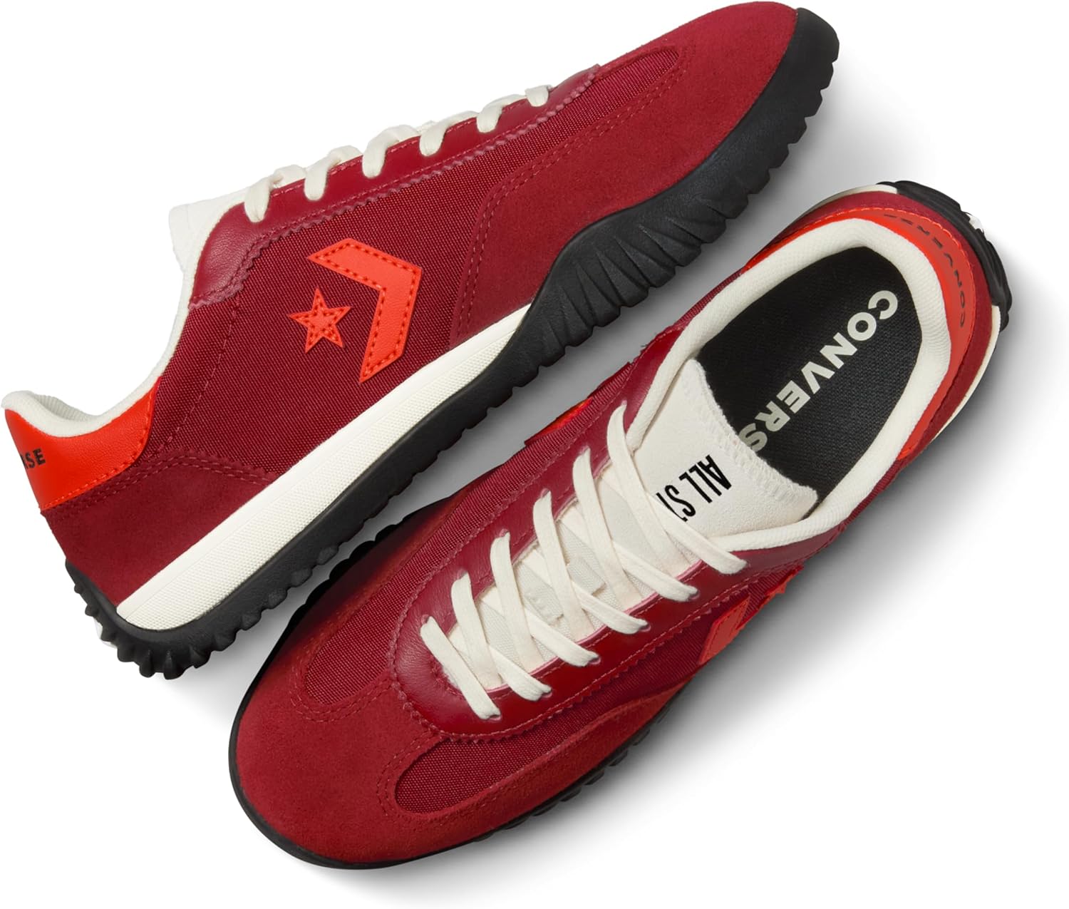 Кроссовки Converse Unisex Adult Run Star Trainer Low Top, белый/красный/алый — фото 4