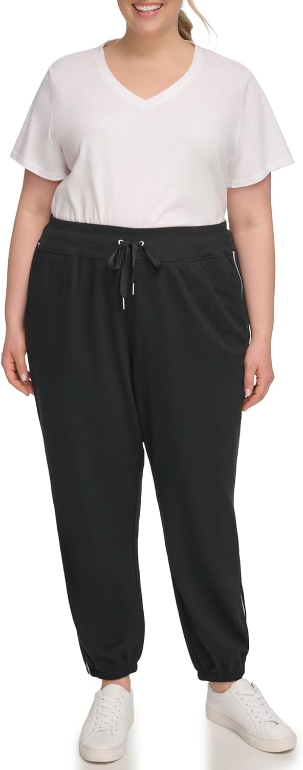 

Женские спортивные брюки Calvin Klein Performance с минималистичным логотипом и шнурком, Black