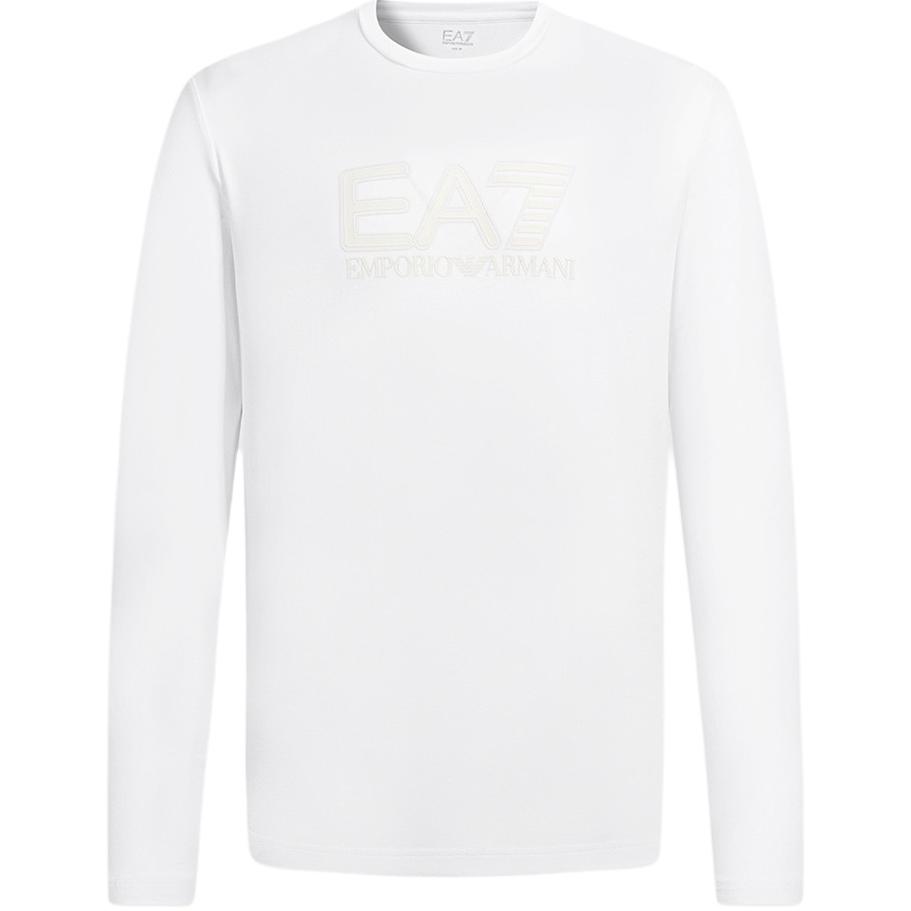 EMPORIO ARMANI Футболка мужская белая EA7 FW24 — фото 3