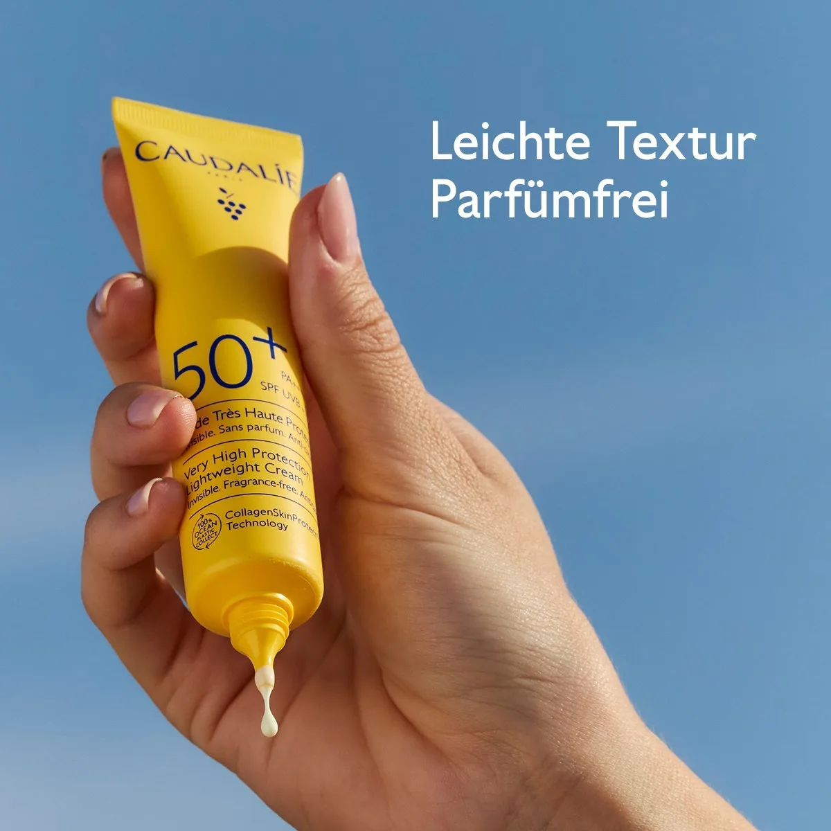 Солнцезащитный крем Vinosun Protect Fluid, очень высокая степень защиты SPF 50+. Caudalie, 40 мл — фото 3