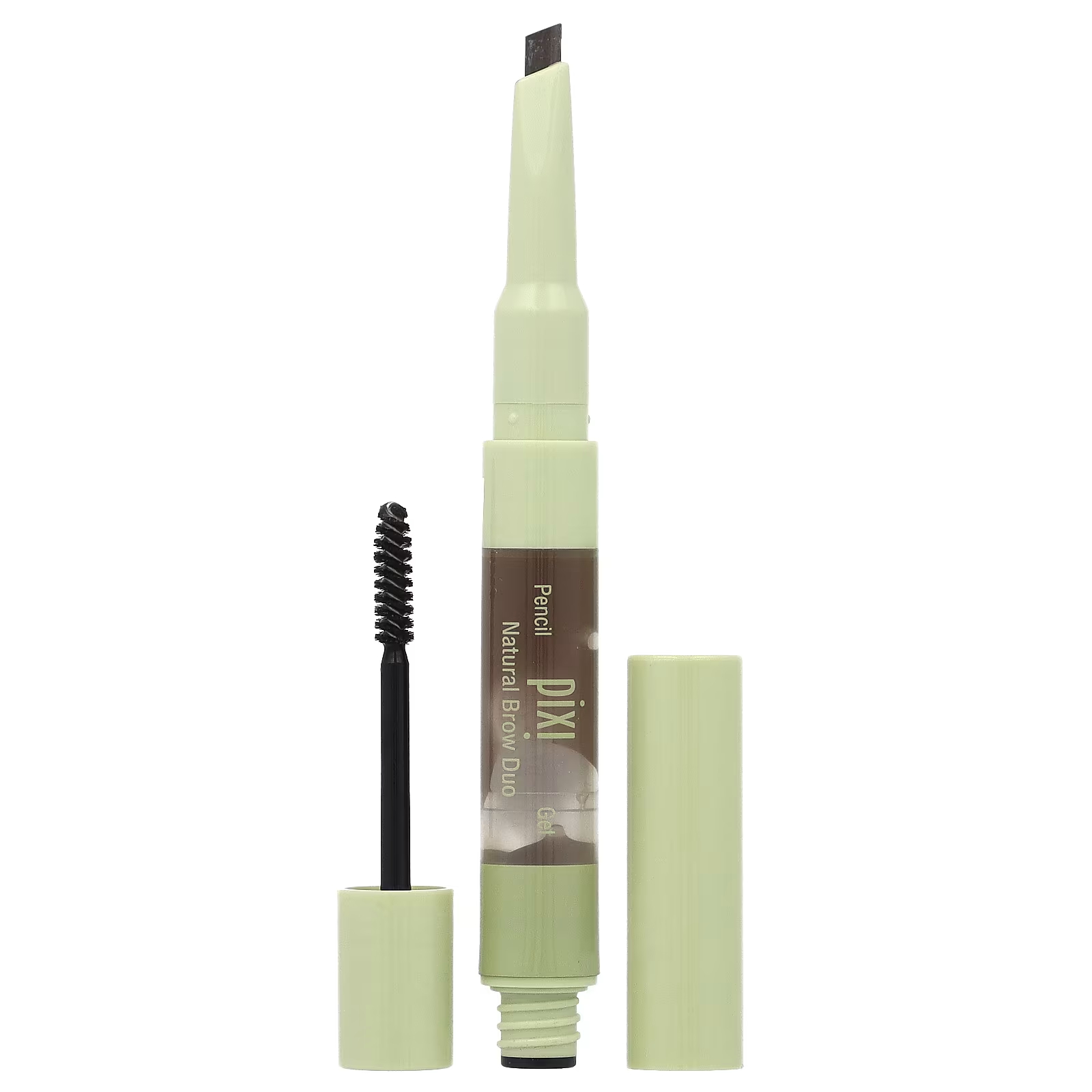 

Карандаш и гель Pixi Beauty 2-в-1 Natural Brow Duo 0633 Deep Brown для бровей