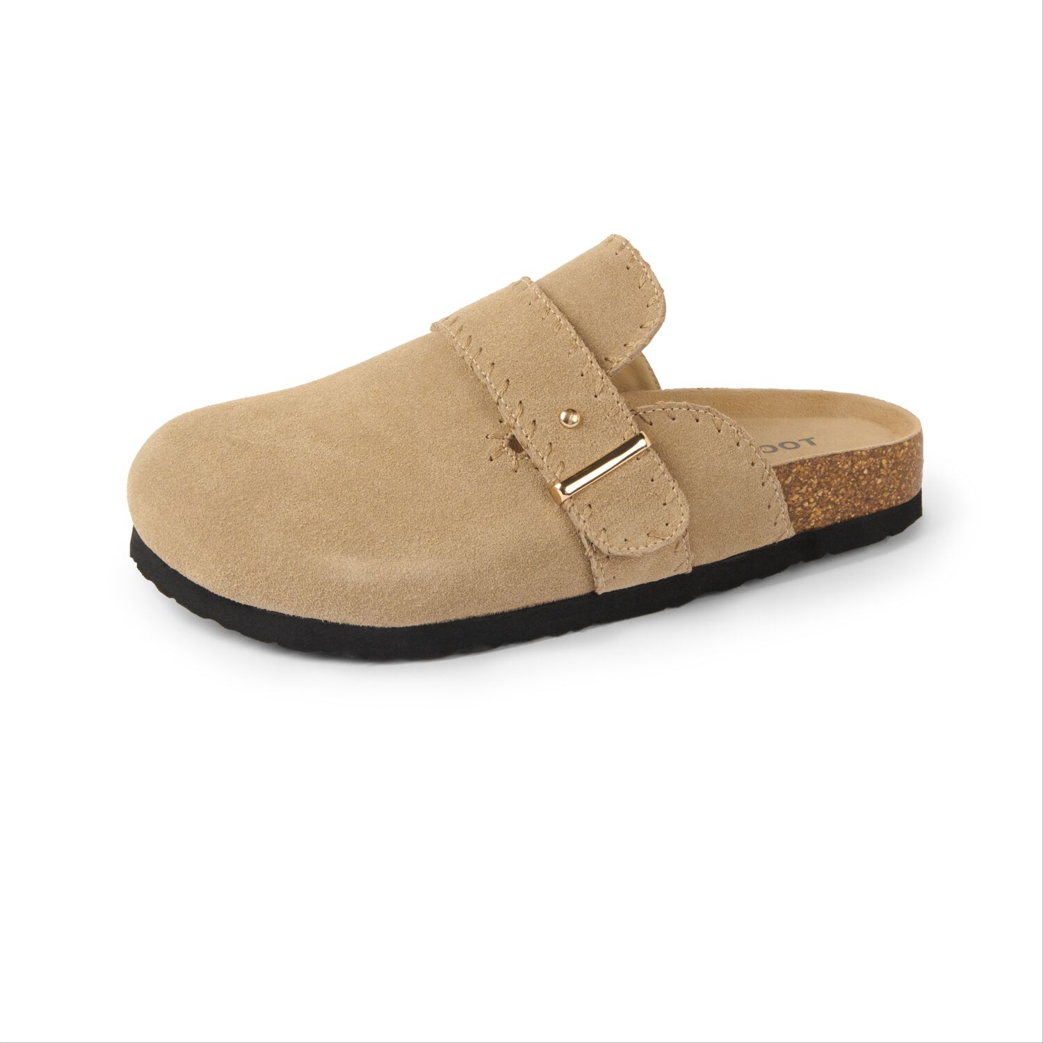 TOOMANYSHOES Закрытые тапочки женские бежевые, цвет Beige — фото 4