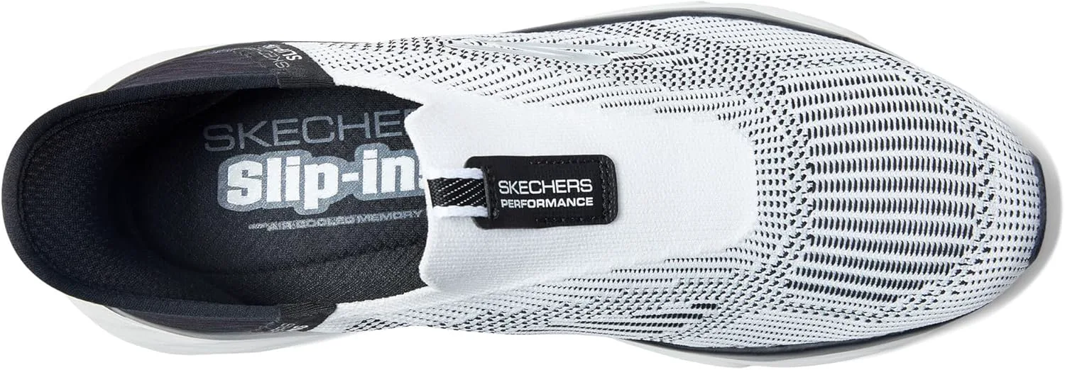 Skechers Performance Slip-Ins: ультракомфортные мужские слипоны с максимальной амортизацией, белый/черный — фото 4