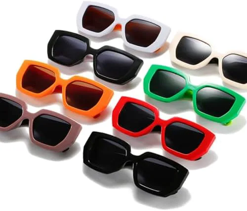 

Солнцезащитные очки в стиле стимпанк квадратной формы для женщин и мужчин, разноцветные, модные, большие, с защитой от УФ-излучения UV400 MTZJH, C5green-black