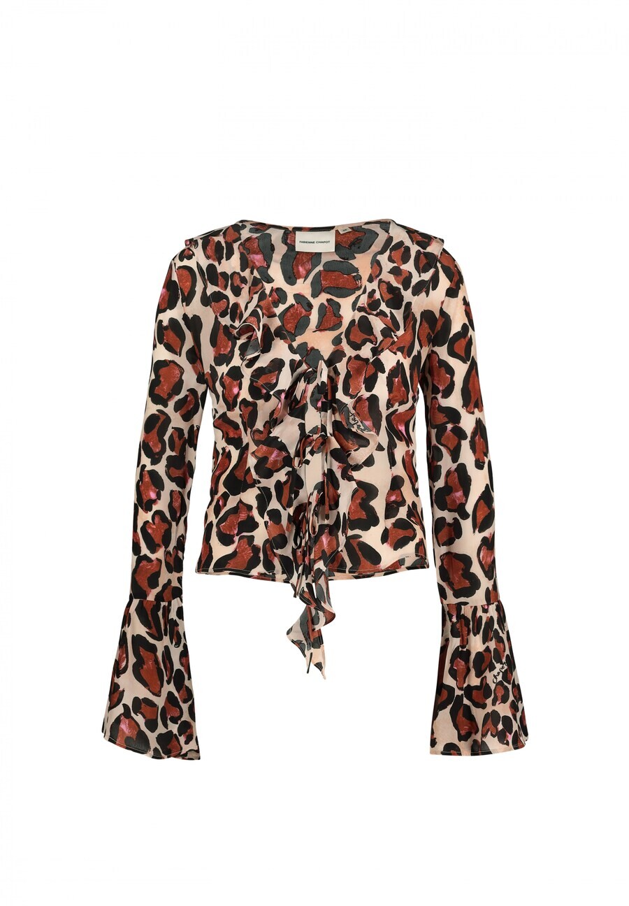 

Блузка Fabienne Chapot Blouse, коричневый
