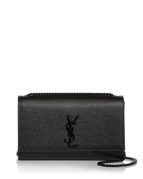 

Маленькая сумка Kate из кожи с тиснением Grain De Poudre Saint Laurent, цвет Black