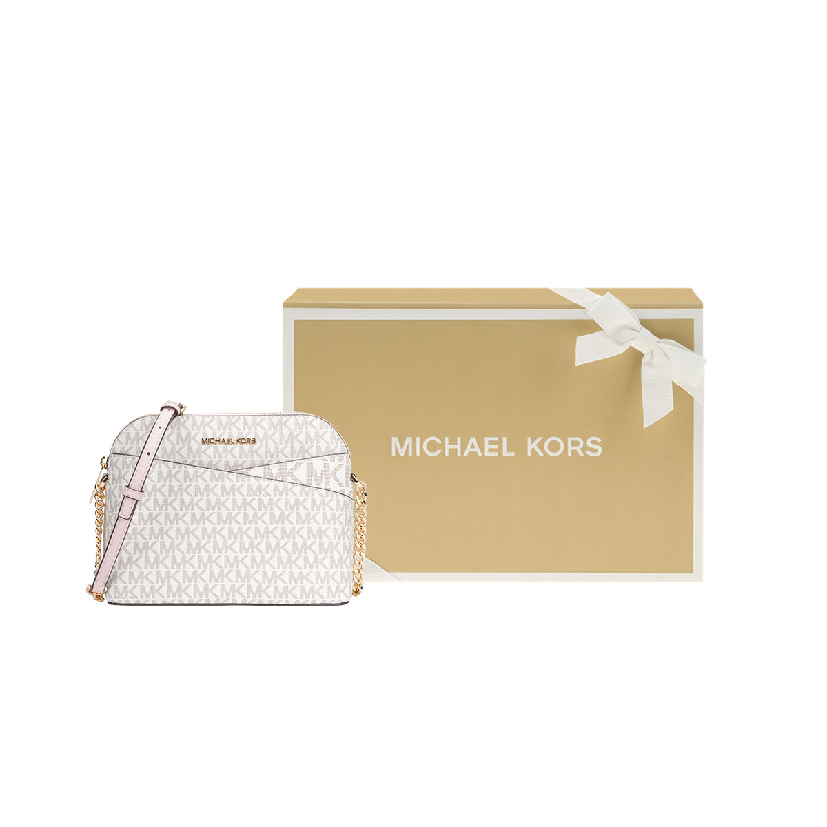 

Jet Set Travel Medium Logo Dome Crossbody Bag MICHAEL KORS, box(basic set+box)