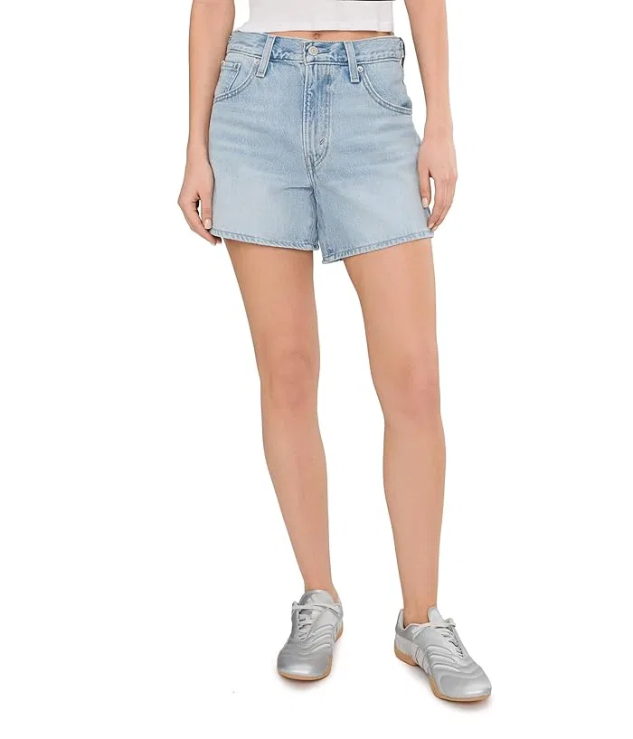 Шорты джинсовые свободные Cinch Mid-thigh Levi's Womens, Abraided Art
