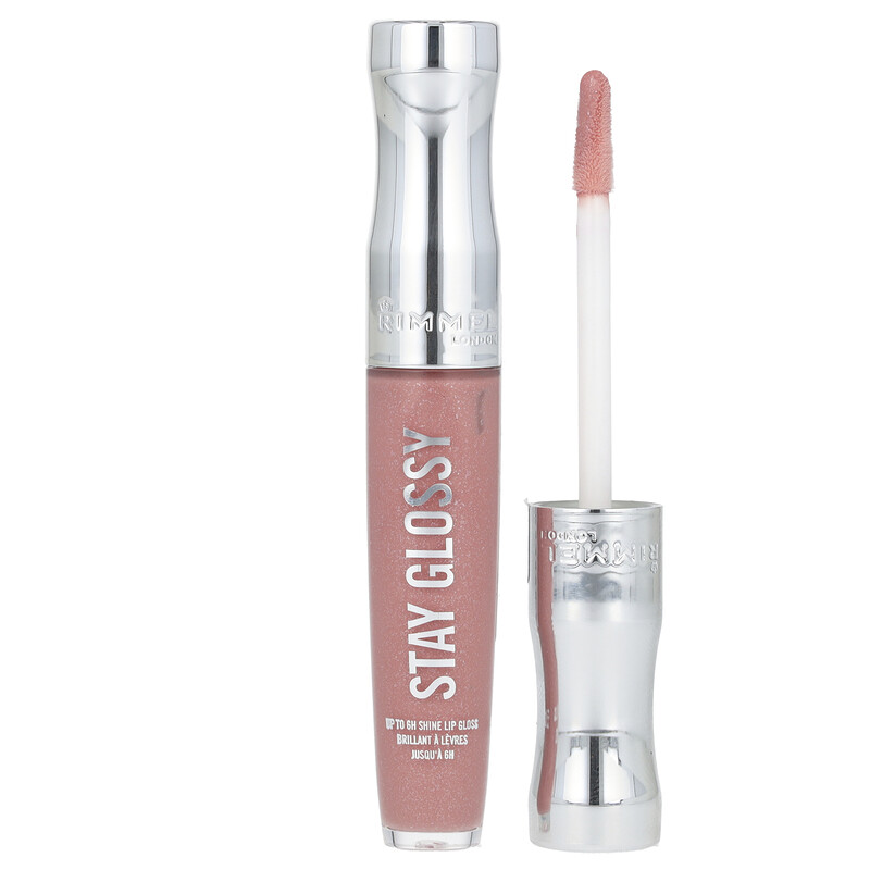 

Rimmel London, Stay Glossy, блеск для губ, 130 Blushing Belgraves, 5,5 мл (0,18 жидк. унц.)