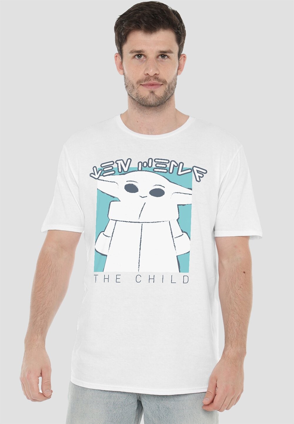 

Футболка с принтом THE CHILD Star Wars, белый
