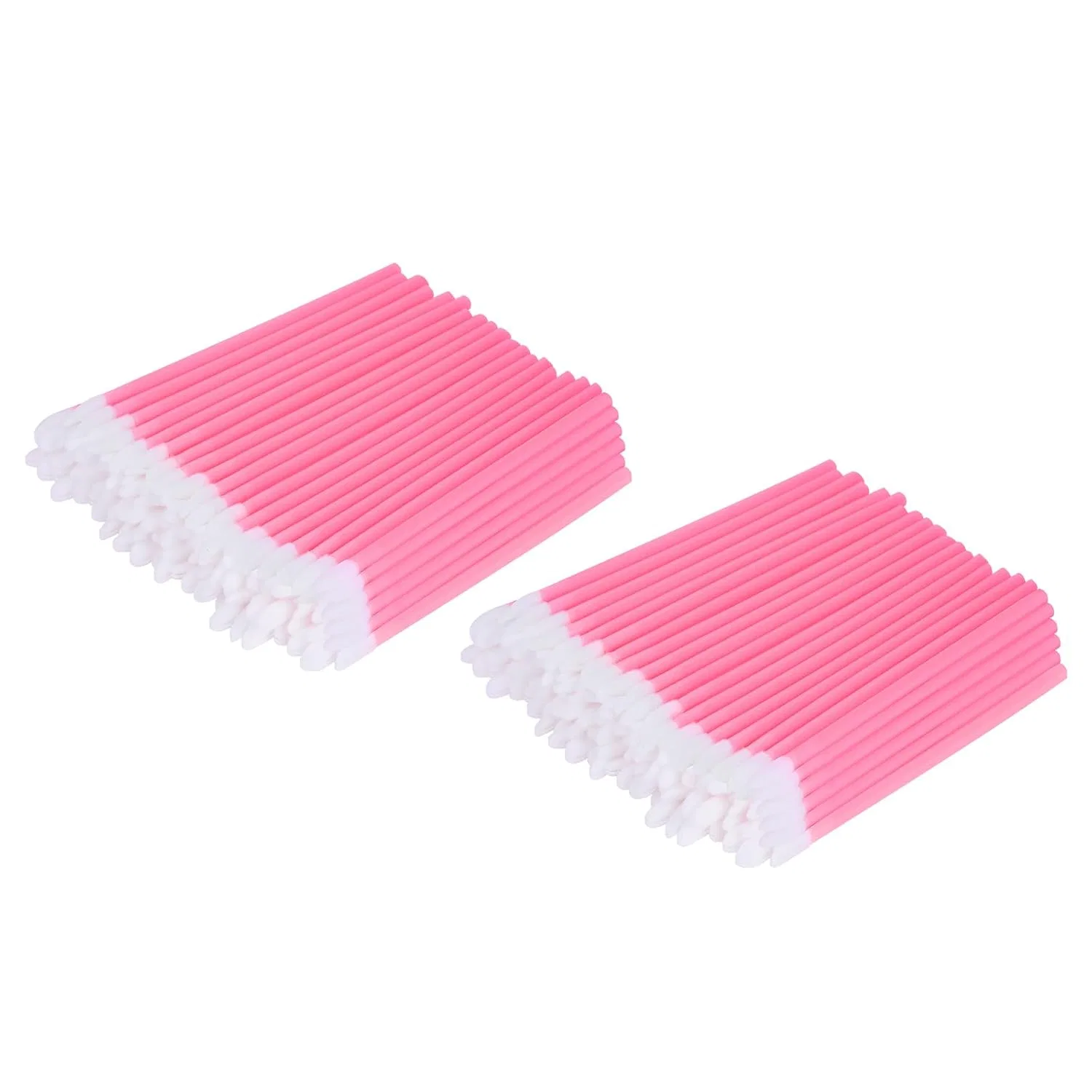 Набор из 100 одноразовых кистей для губ Alaoo, Pink 100Pcs (2 Packs)