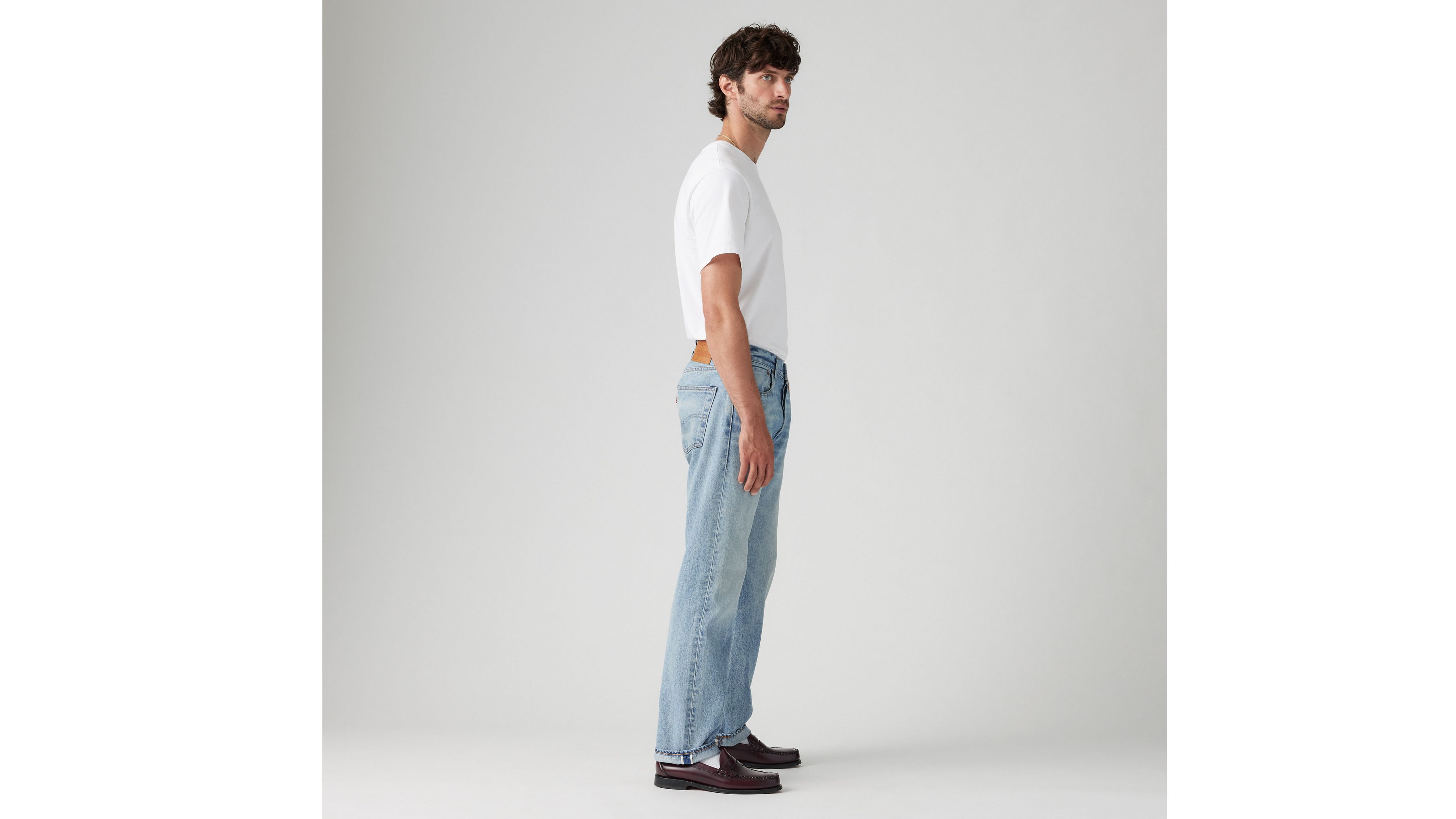 501 Оригинальные джинсы Selvedge для мужчин Levi's, цвет Beautiful Disaster - Medium Wash — фото 3