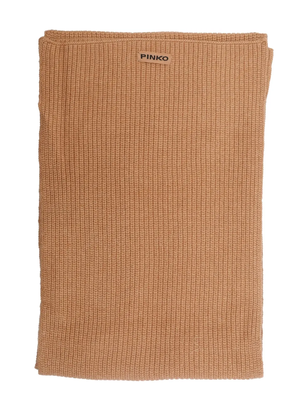 

Шарф в рубчик Pinko, коричневый
