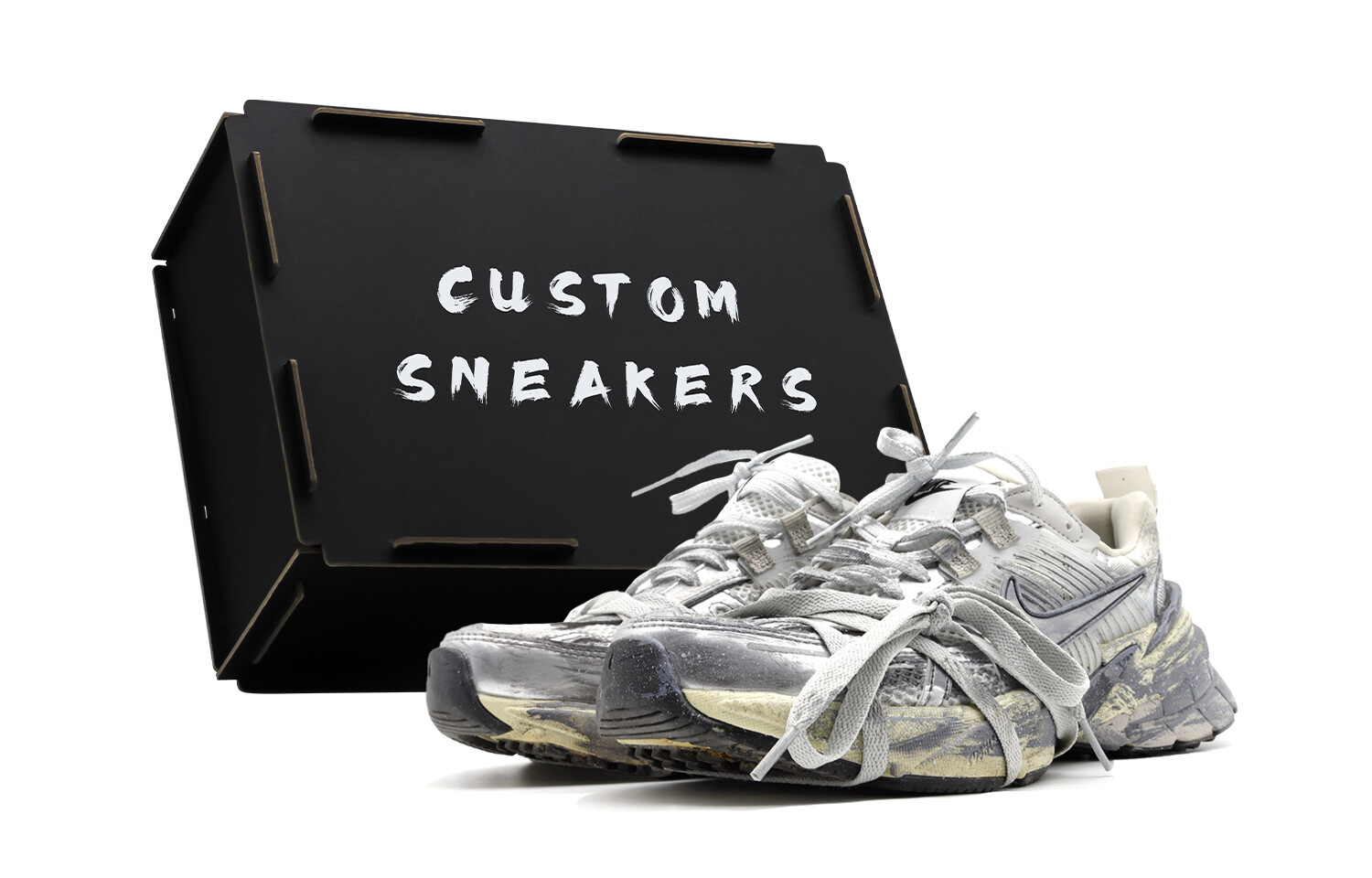 

Кроссовки для бега V2K Run женские с низким верхом белые/серые Nike