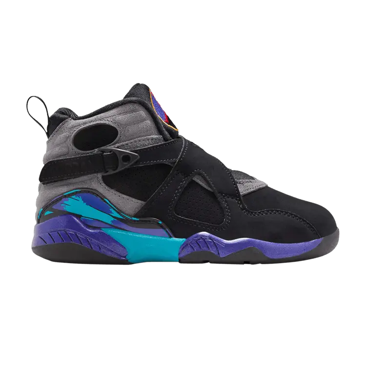 Кроссовки Air Jordan Air Jordan 8 Retro PS 'Aqua' 2025, черный