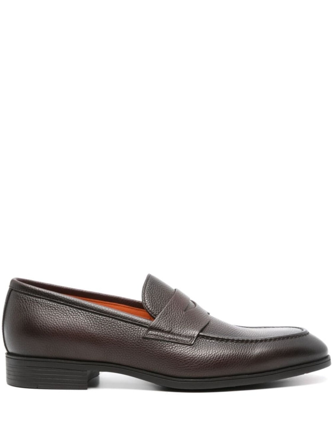 

Santoni кожаные лоферы, коричневый