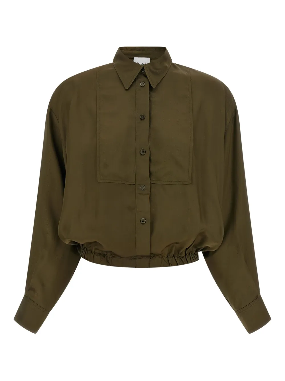 

Короткая рубашка с пелериной Nude, зеленый