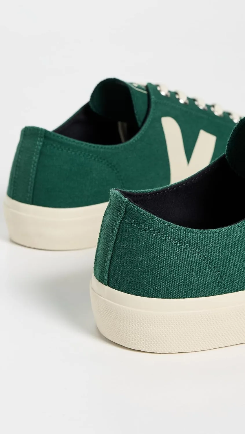 Мужские кроссовки Veja PL0102836 Whata Canvas Green Cotton Logo PE23, зеленый — фото 3