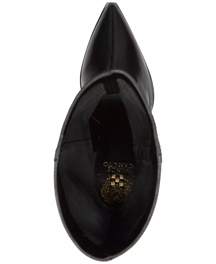 Женские ботинки Lorrys на блочном каблуке Vince Camuto, черный — фото 4