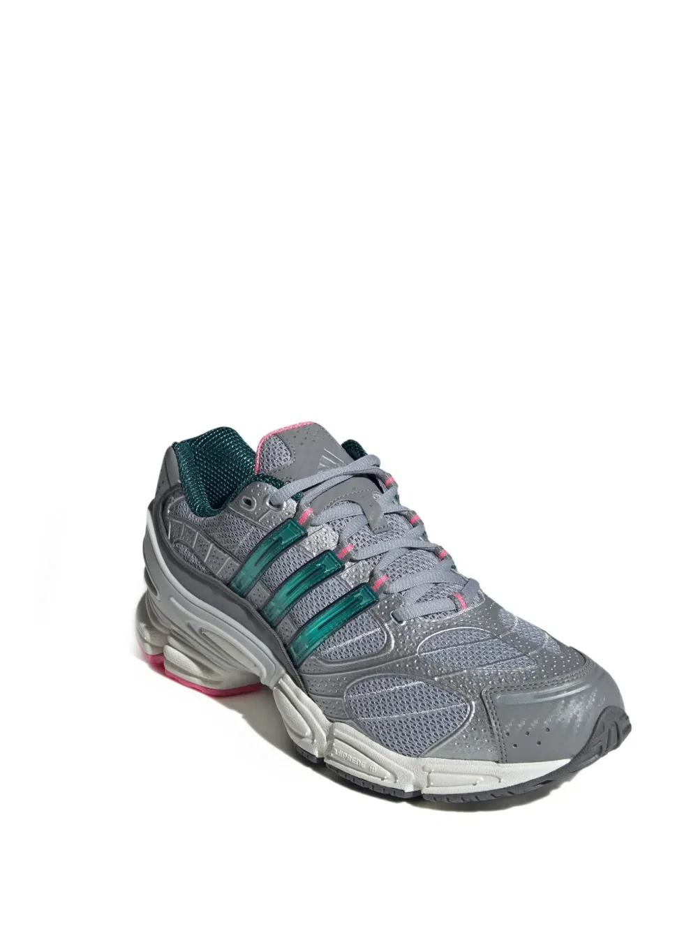 Кроссовки Ozweego pro с тремя полосками Adidas, серебро — фото 2