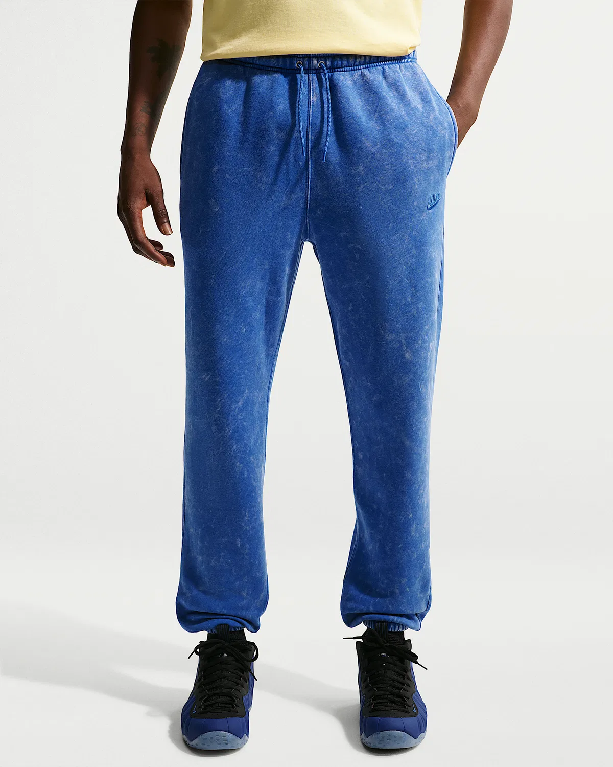 Мужские флисовые штаны Nike Sportswear Club с манжетами, Game Royal/Game Royal — фото 2