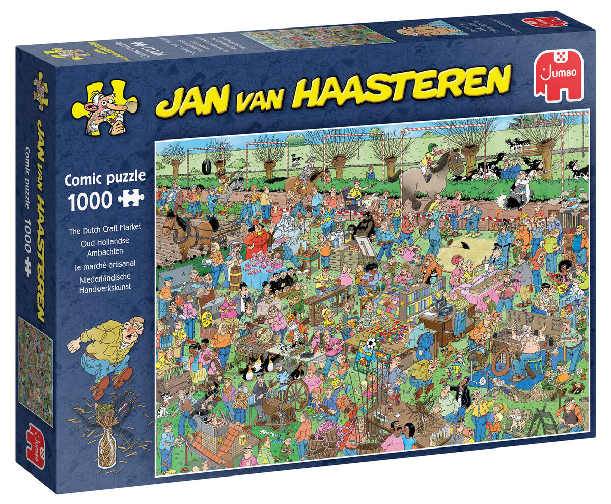 

Jumbo, пазл, Jan van Haasteren, - Голландский ремесленный рынок, 1000 шт.