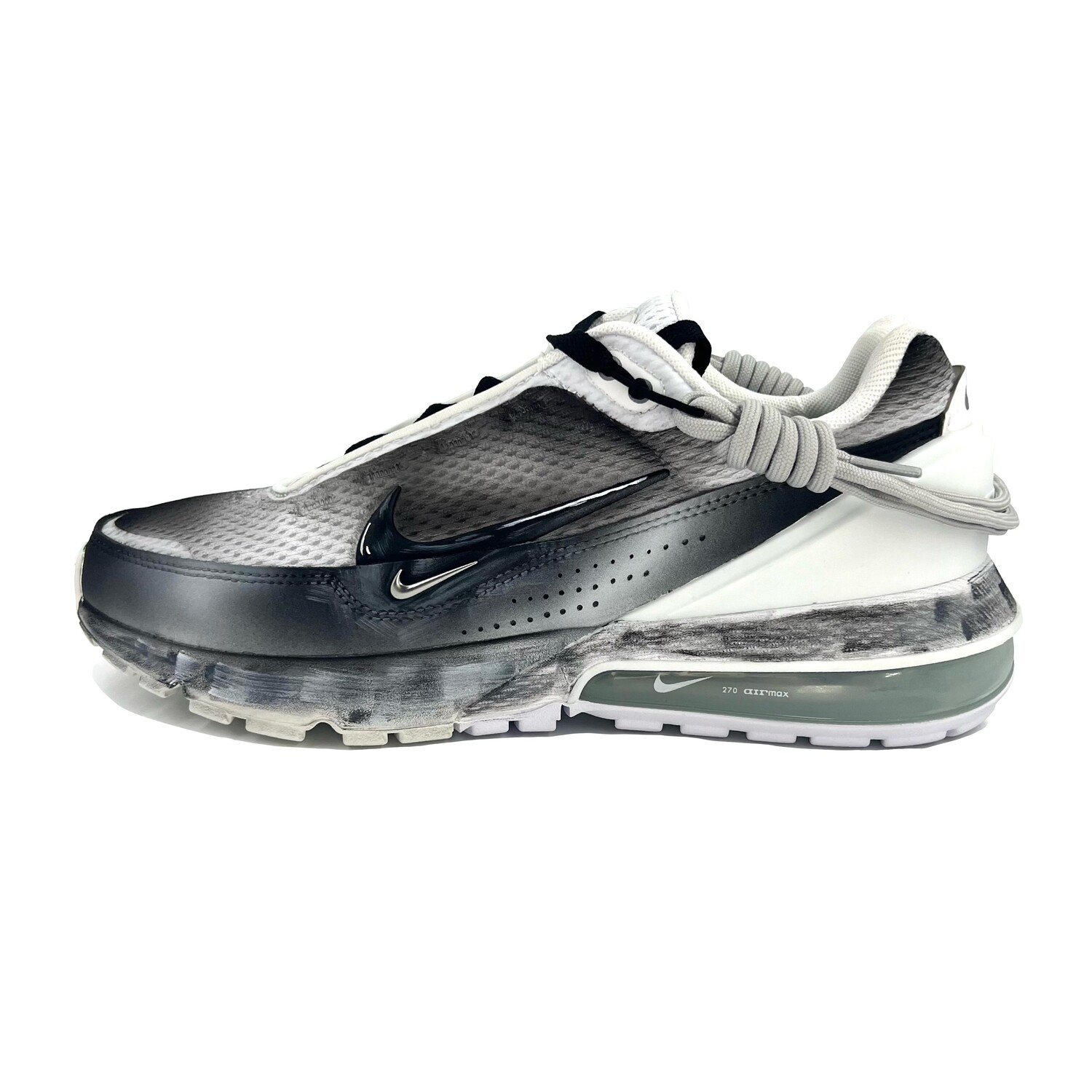 

Кроссовки Nike Air Max Pulse Lifestyle Shoes Women's Low-top Black/white/gray, темно-серый