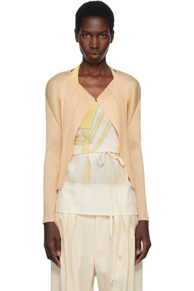 

Желтый кардиган Monthly Colors March PLEATS PLEASE ISSEY MIYAKE