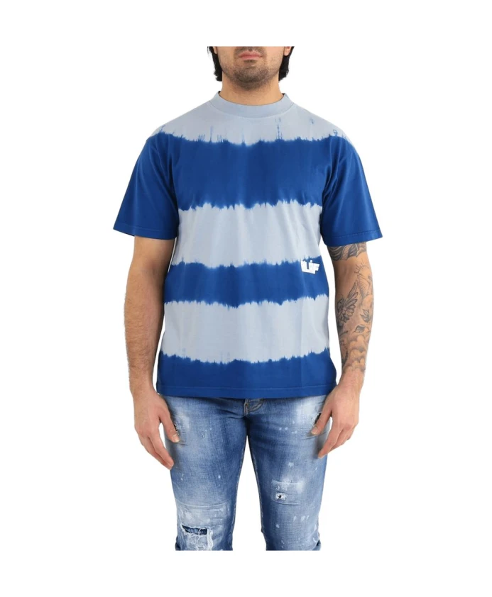 

Футболка с волнами для мужчин Olaf Hussein, синий