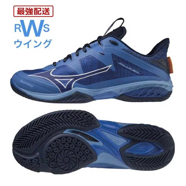 Бадминтонные кроссовки «Wave Claw NEO 2» от Mizuno, Blue X White