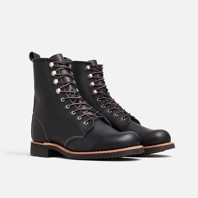 Red Wing Silversmith 3361 короткие ботинки женские US 7 черные Boundary Leather на шнуровке Red Wing Shoes — фото 2